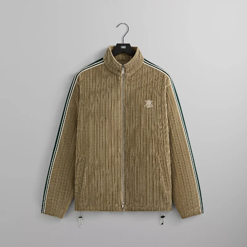 Autumn Selection Kith Velvet Cord Ali Track Jacket - Palomino