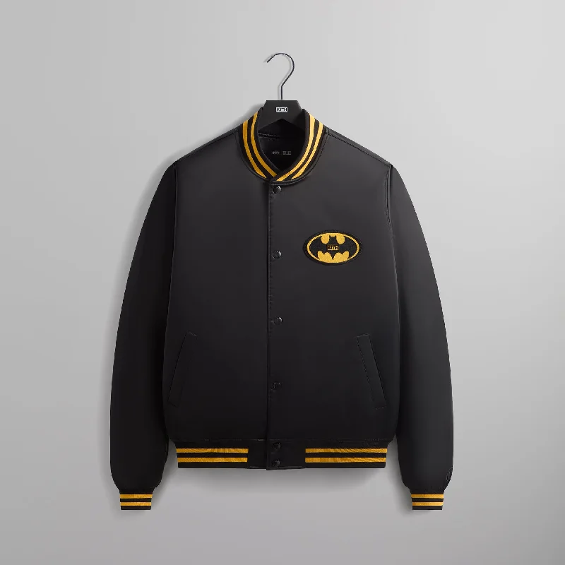 Fashion Selection Batman | Kith Satin Bomber Jacket - Black