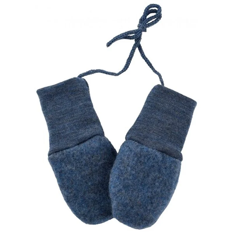 Street Charm Engel Baby Mittens Blue Mélange