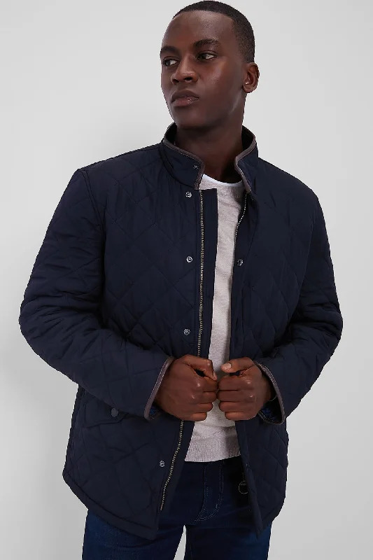 Street Style Navy Powell Quilt
