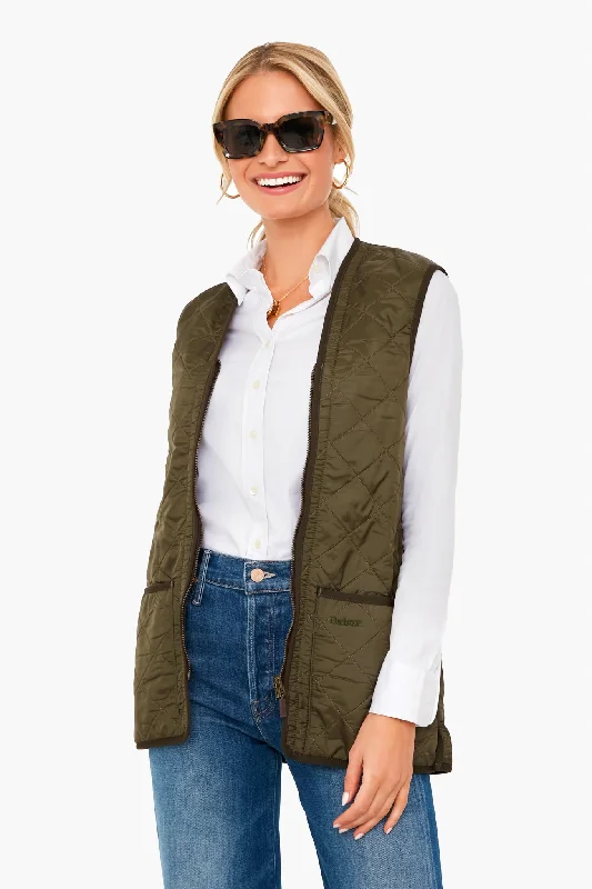 Customized Version Dark Olive Fleece Betty Liner