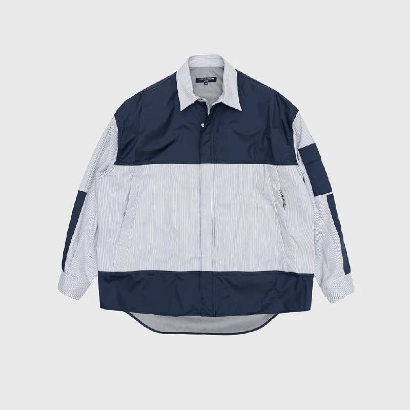 Wandering freely NYLON RIPSTOP 3 LAYER COTTON SHIRT JACKET