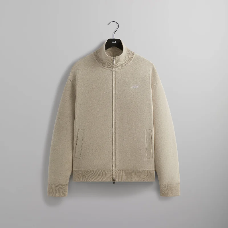Sports High Waist Style Kith Fleece Wyona Full Zip - Sandy Heather