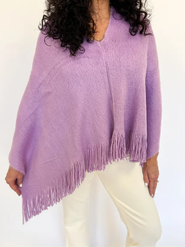 Trends Mauve Fern Poncho