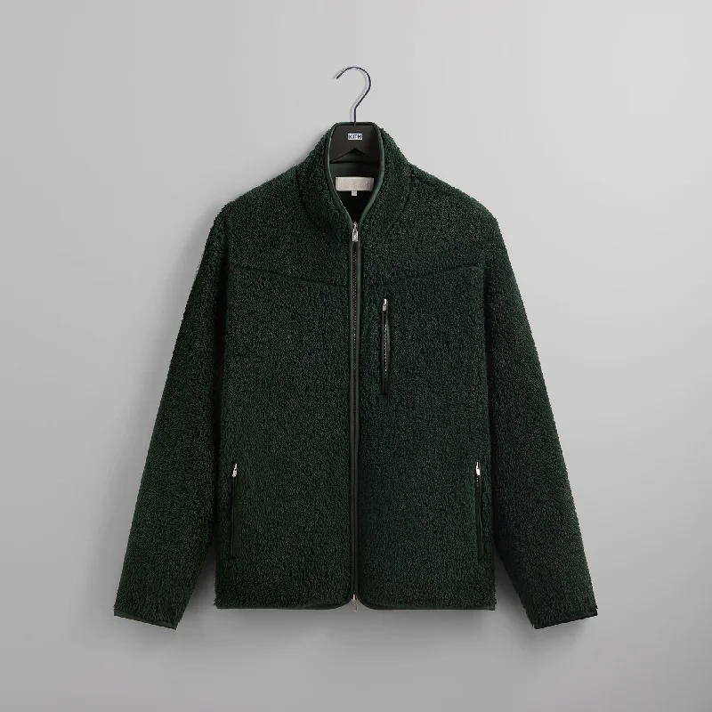 Celebrity Style Kith Lightweight Sherpa Antony Full Zip - Stadium