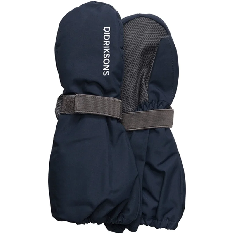 Personalized print Didriksons Biggles Navy Mittens
