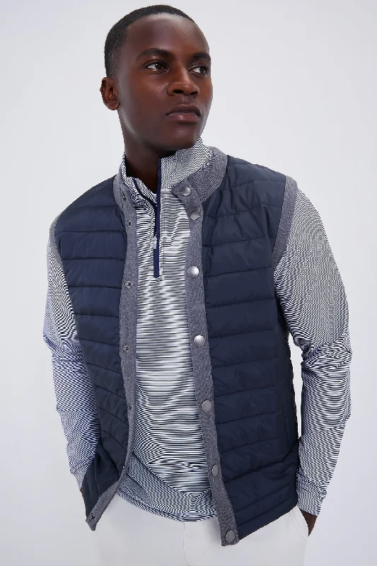 Sports Fitness Style Mid Gray Essential Gilet