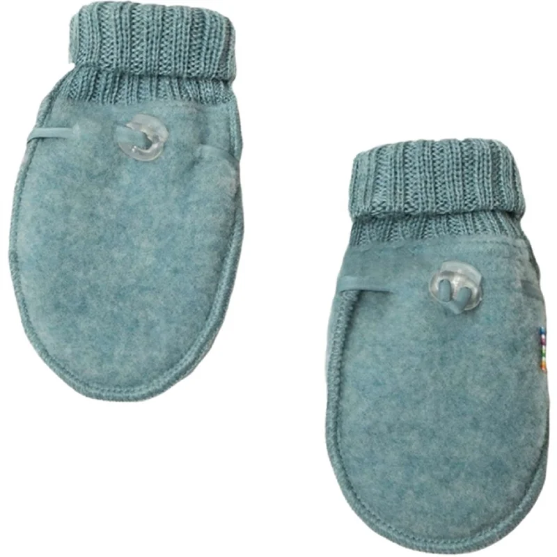 Cool Summer Joha Wool Aqua Melange Baby Gloves