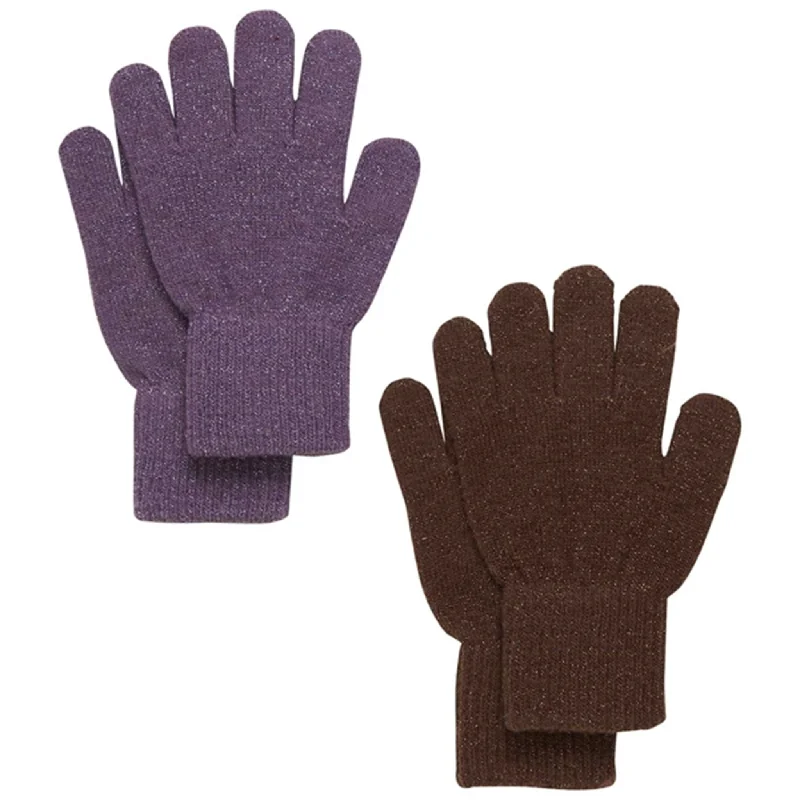 Floral Prints CeLaVi Gloves Magic Glitter 2-Pack Moonscape