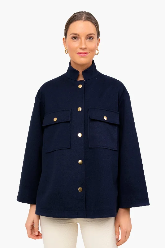 High-quality Design Navy Marant Shirt Jacket