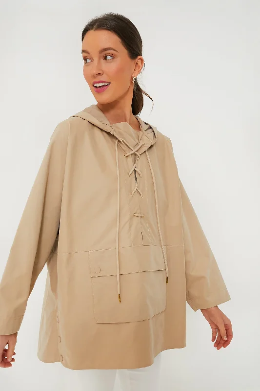 Classic Retro Beige Sterling Pullover