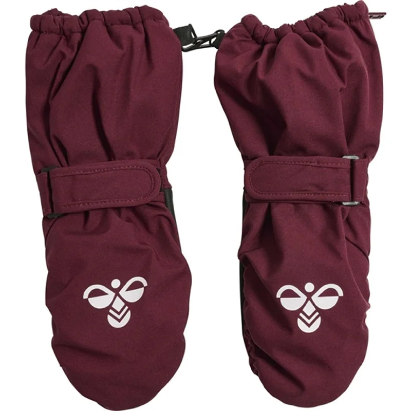 Fashionable and casual Hummel Iglo Mittens Windsor Wine