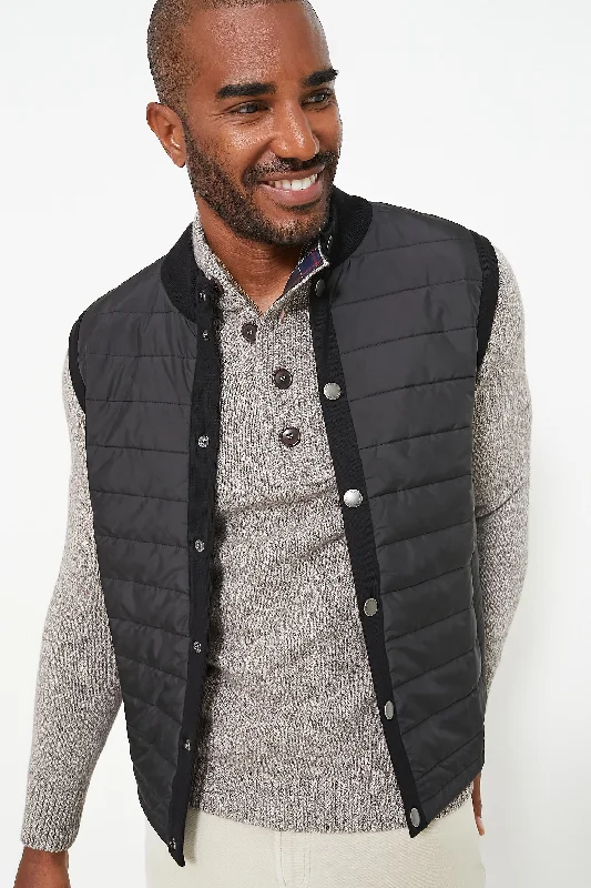 Street Fashion Black Essential Gilet