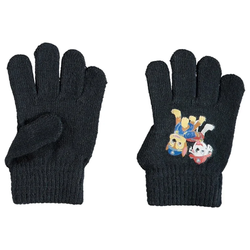 Personalized Series Name it Dark Sapphire Famdi Paw Patrol Knit Gloves