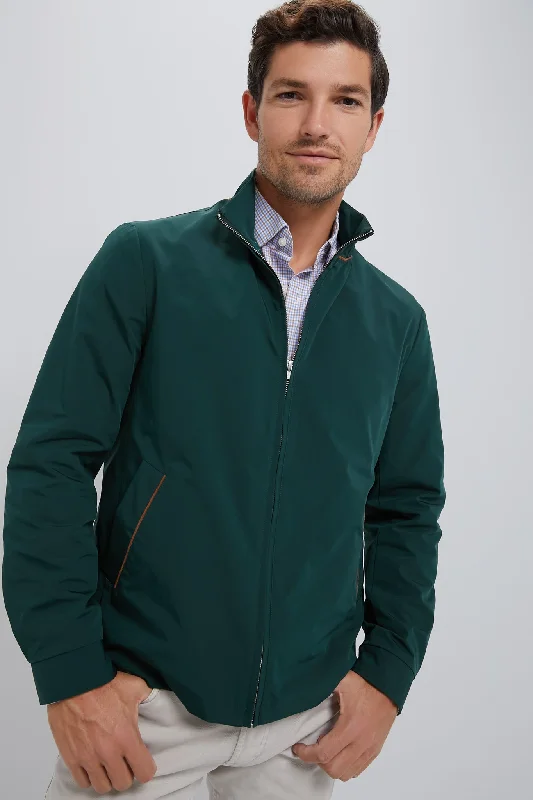 Slim Fit Dark Green Stanley Jacket