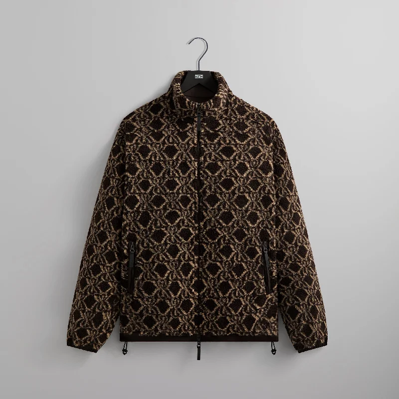 Designer Style Kith Pinehurst Sherpa Full Zip - Kindling