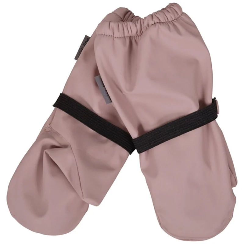 Romantic And Fresh Mikk-Line Rain Mittens w. Fleece Adobe Rose