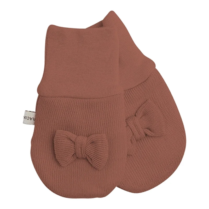 Casual Street Racing Kids Mittens Baby Bow Coffee Beans