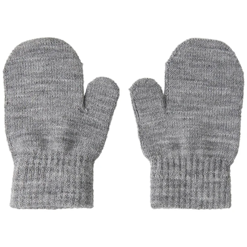 Exquisite Design Name it Grey Melange Magic Mittens