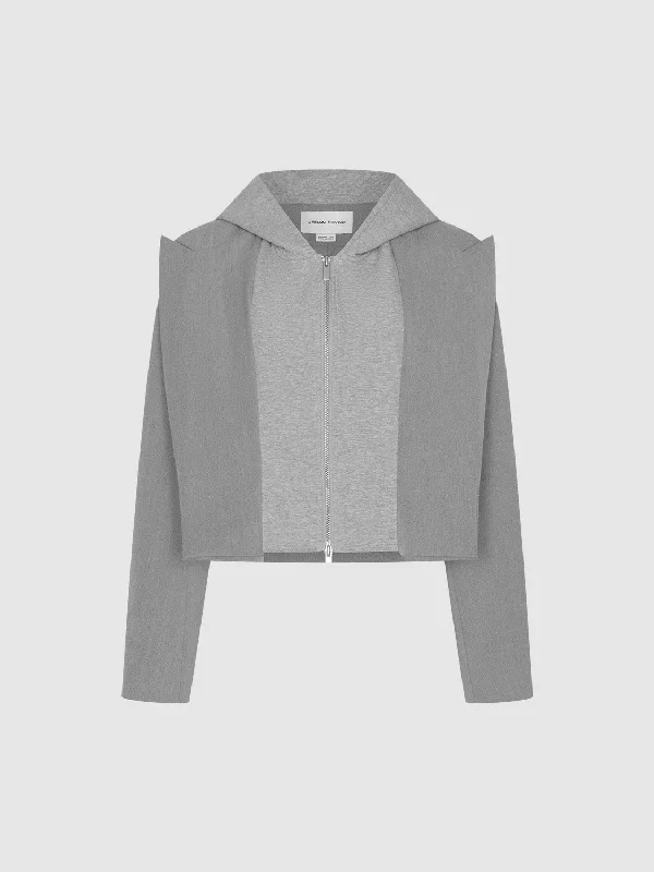 Street Personality Style Zip Up Loose Blazers