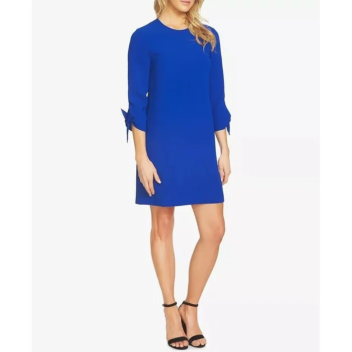 Versatile Items Cece Women's Tie Sleeve Shift Dress Blue Size 6