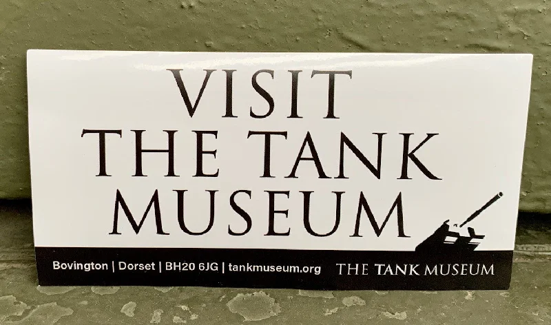 Classic Items Tank Museum Bumper Sticker