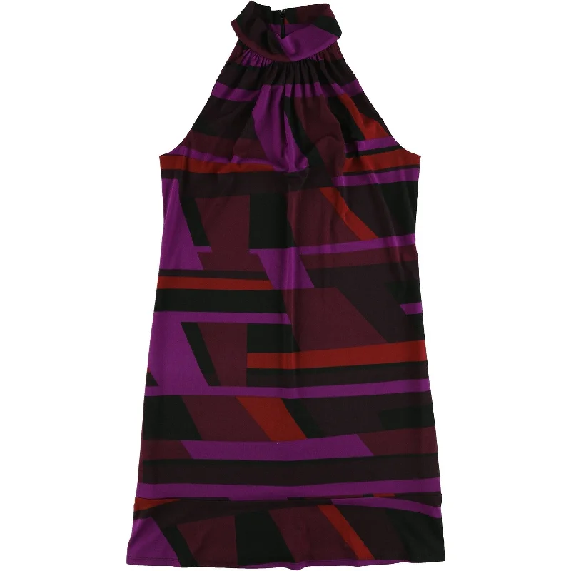 Age-reducing Style American Living Womens Abstract Shift Dress