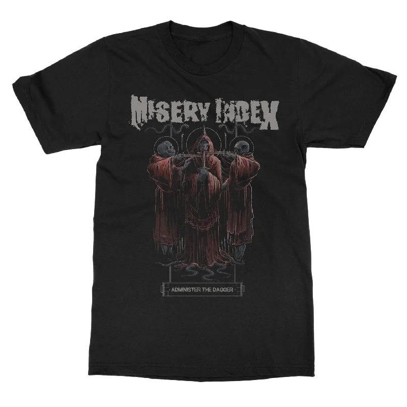 Fashion Innovation Misery Index "Administer The Dagger" T-Shirt