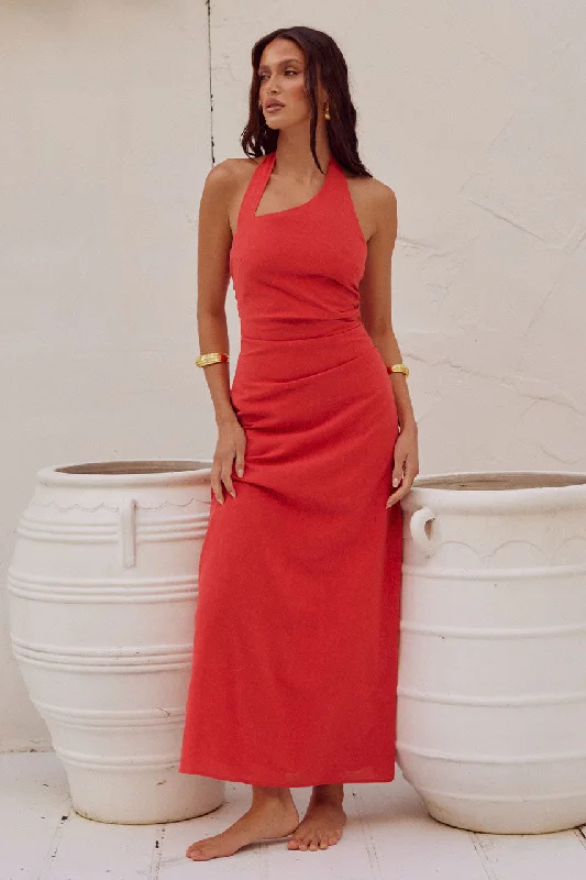 European And American Style SAPHIRA LONG MIDI DRESS - JAFFA