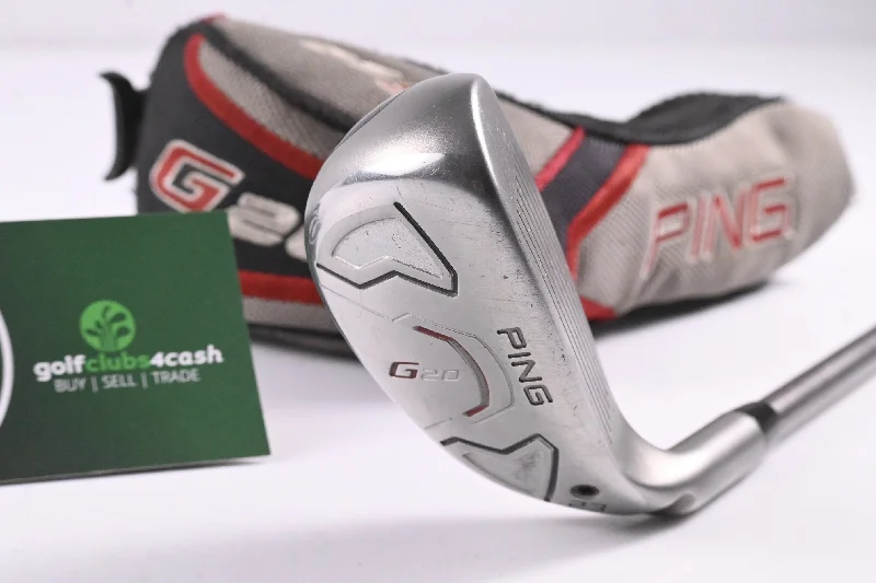 Fresh And Natural Ping G20 #4 Hybrid / 23 Degree / Regular Flex Ping TFC 169 H Shaft Fresh And Natural Ping G20 #4 Hybrid / 23 Degree / Regular Flex Ping TFC 169 H Shaft