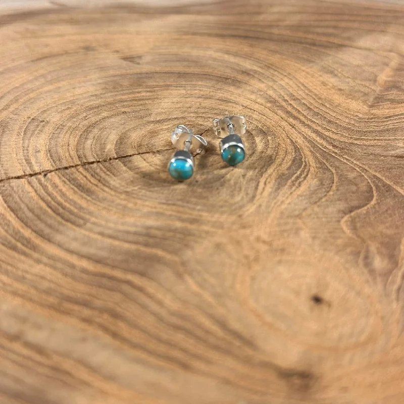 High Street Series Turquoise Mini Stud Earrings