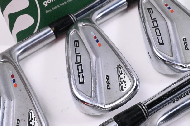 Boutique style Cobra AMP Cell Pro Irons / 3-PW / Stiff Flex KBS Tour Shafts