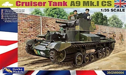 Casual Street Gecko 1/35 Scale Cruiser Tank A9 MK.1 CS Model