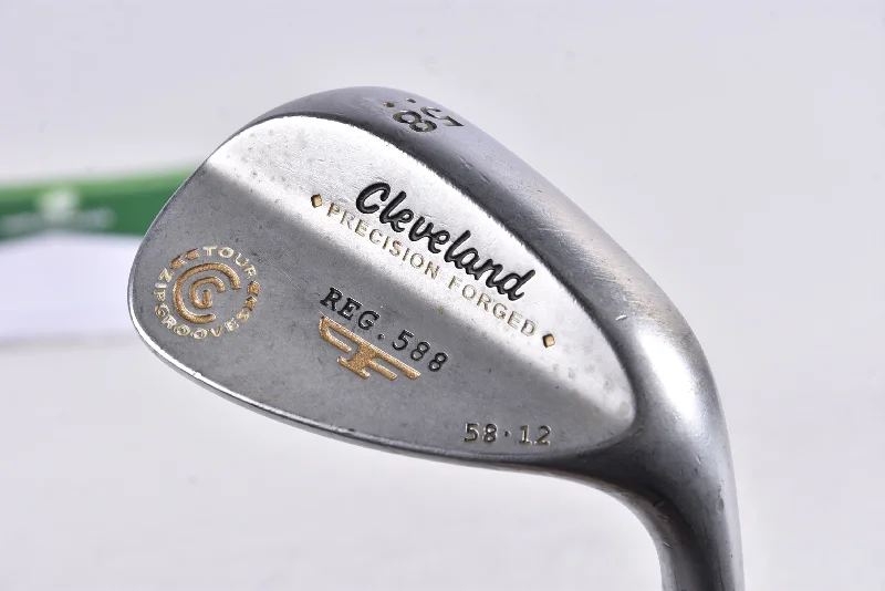 Youthful Cleveland 588 Precision Forged Lob Wedge / 58 Degree / Wedge Flex Steel Shaft Youthful Cleveland 588 Precision Forged Lob Wedge / 58 Degree / Wedge Flex Steel Shaft