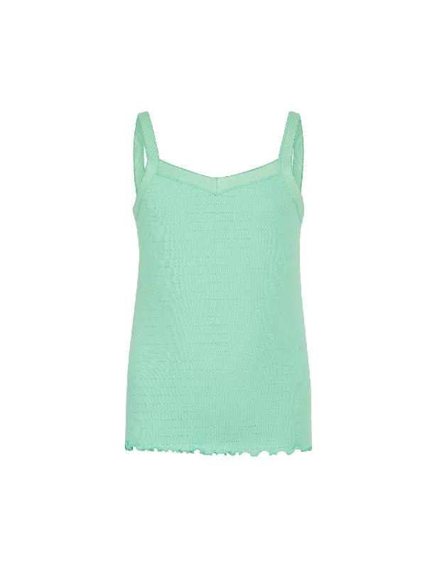 Round neck design Pointella Trilliva Top,  Cabbage