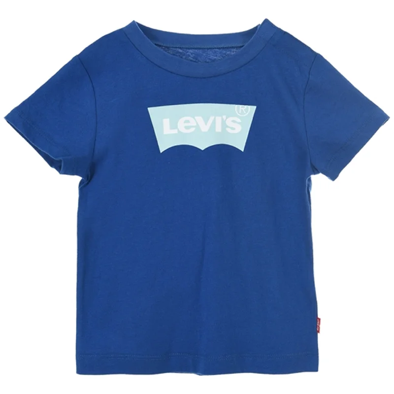 French Retro Levi's Batwing T-shirt Blue