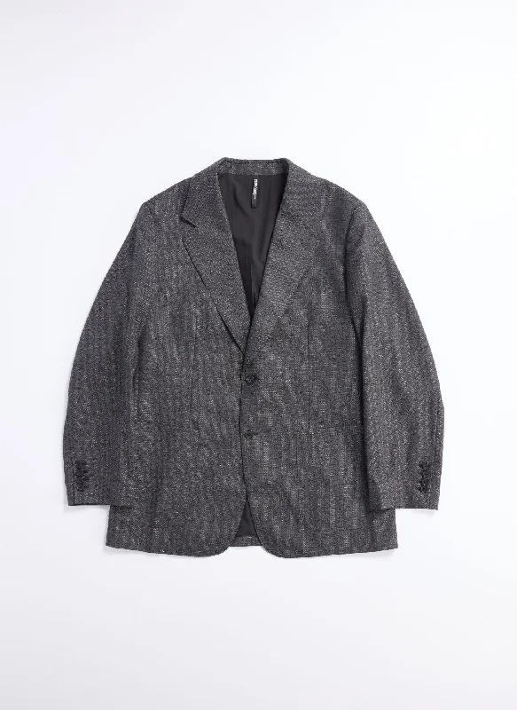 Celebrity Style Marzotto Wool Full Constructed Single Breasted Suit Blazer