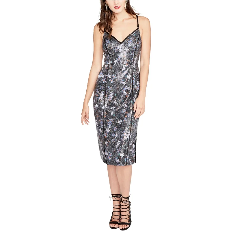 All-Day Comfort Rachel Roy Womens Midi Fit & Flare Dress