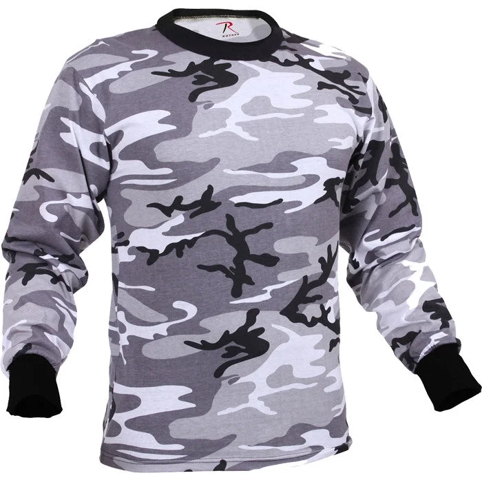 Fashion Design City Camouflage - Military Long Sleeve T-Shirt