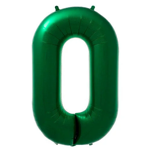 Personalized Design 34 inch LETTER O / NUMBER 0 ZERO- GREEN