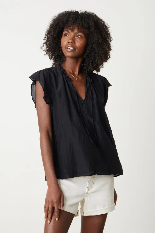 Modern Comfort MELANIE V-NECK BLOUSE