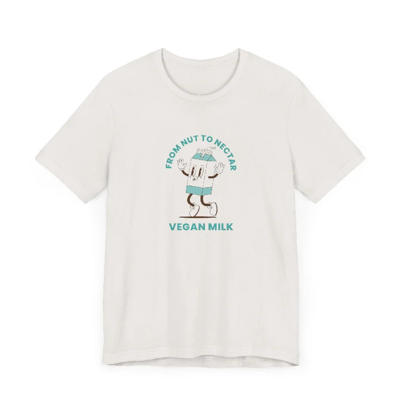 Street Show-off Style Vegan Milk Unisex Short Sleeve Tee