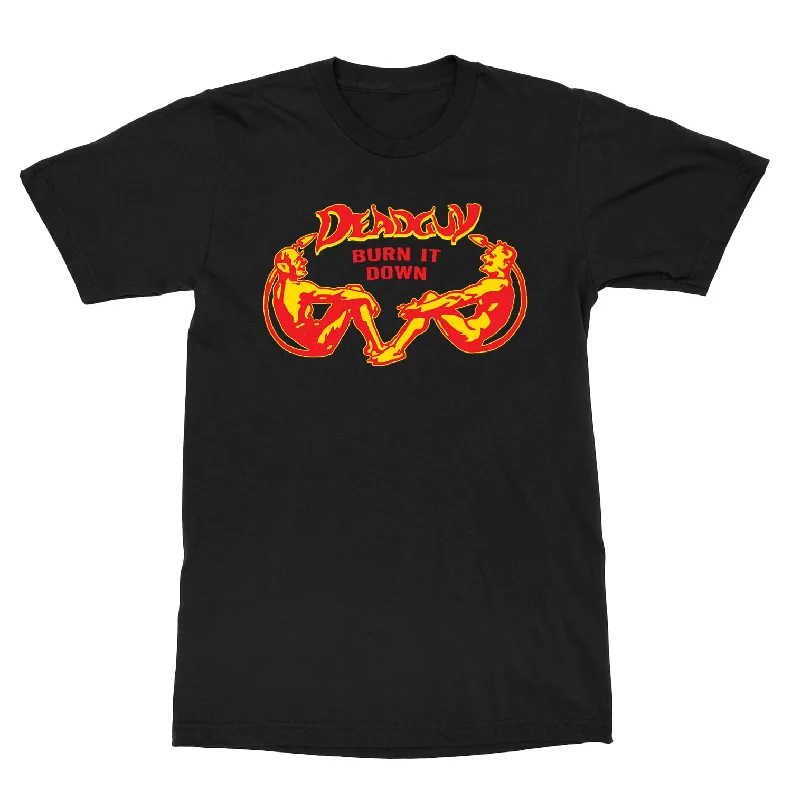 Sports Casual Style Deadguy "Burn It Down" T-Shirt