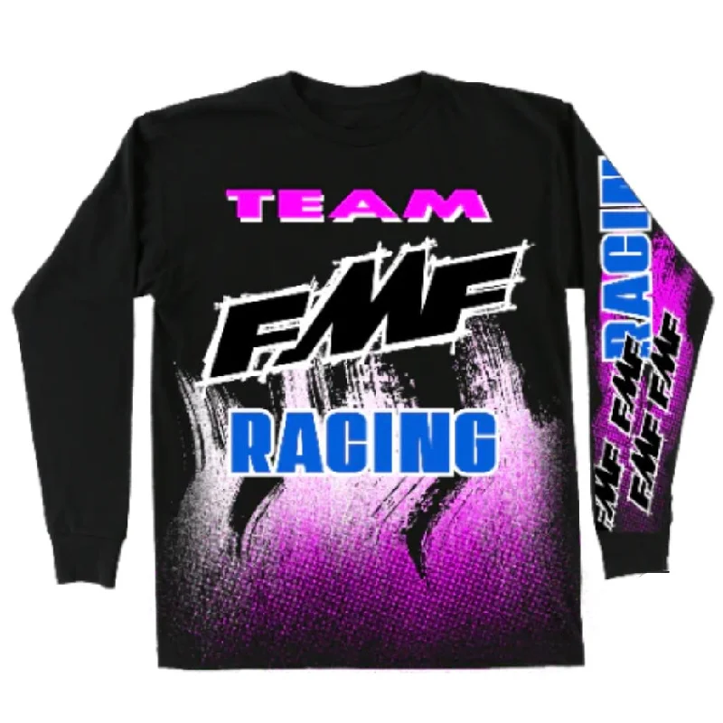 Unique Prints FMF Power Up L/S Tee- Black