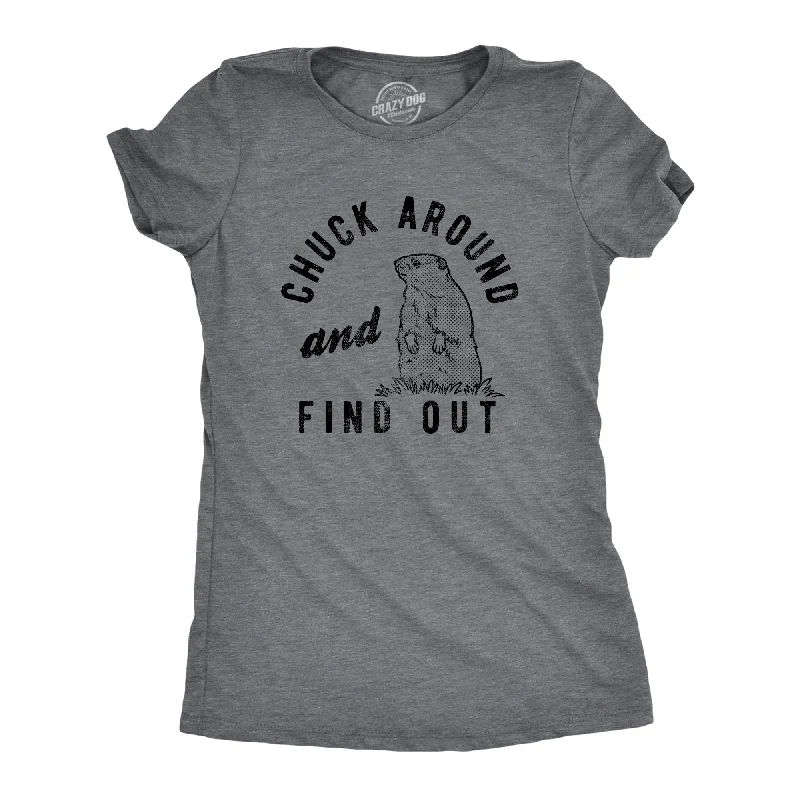High waist design Chuck Around And Find Out Women's T Shirt