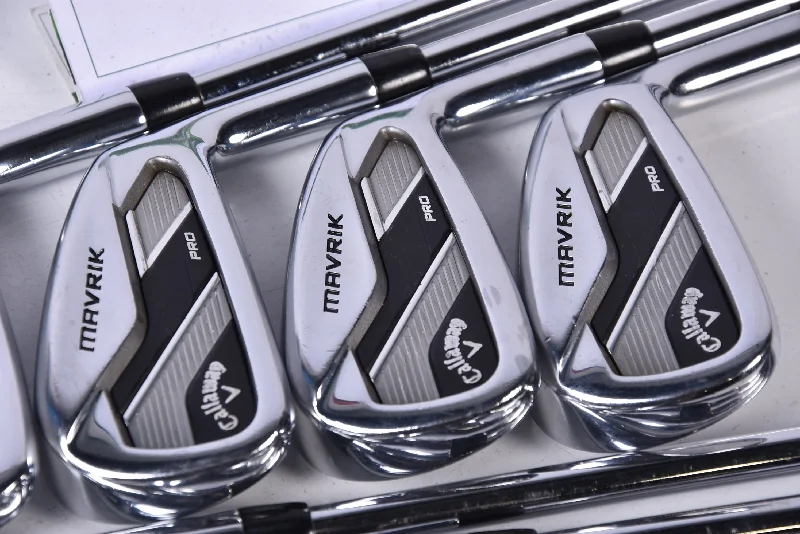 Integrated Design Callaway Mavrik Pro Irons / 4-PW+AW / Regular Flex Elevate 95 Shafts