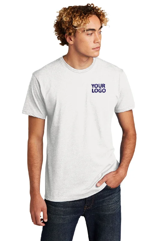 Literary Style Next Level Unisex CVC Customized T-Shirts, White