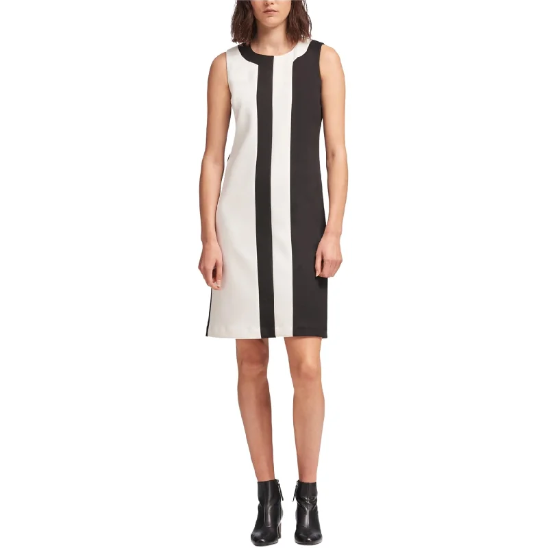 Personalized Wear Dkny Womens Colorblocked Sheath Dress