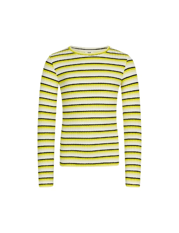 Hooded design 5x5 Stripe Talika Top,  5x5 Stripe Snowwhite