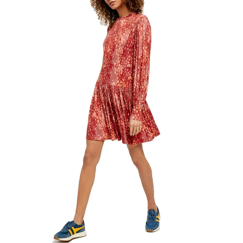 Artistic Temperament Free People Women's Heartbeats Mini Dress Red Size Medium